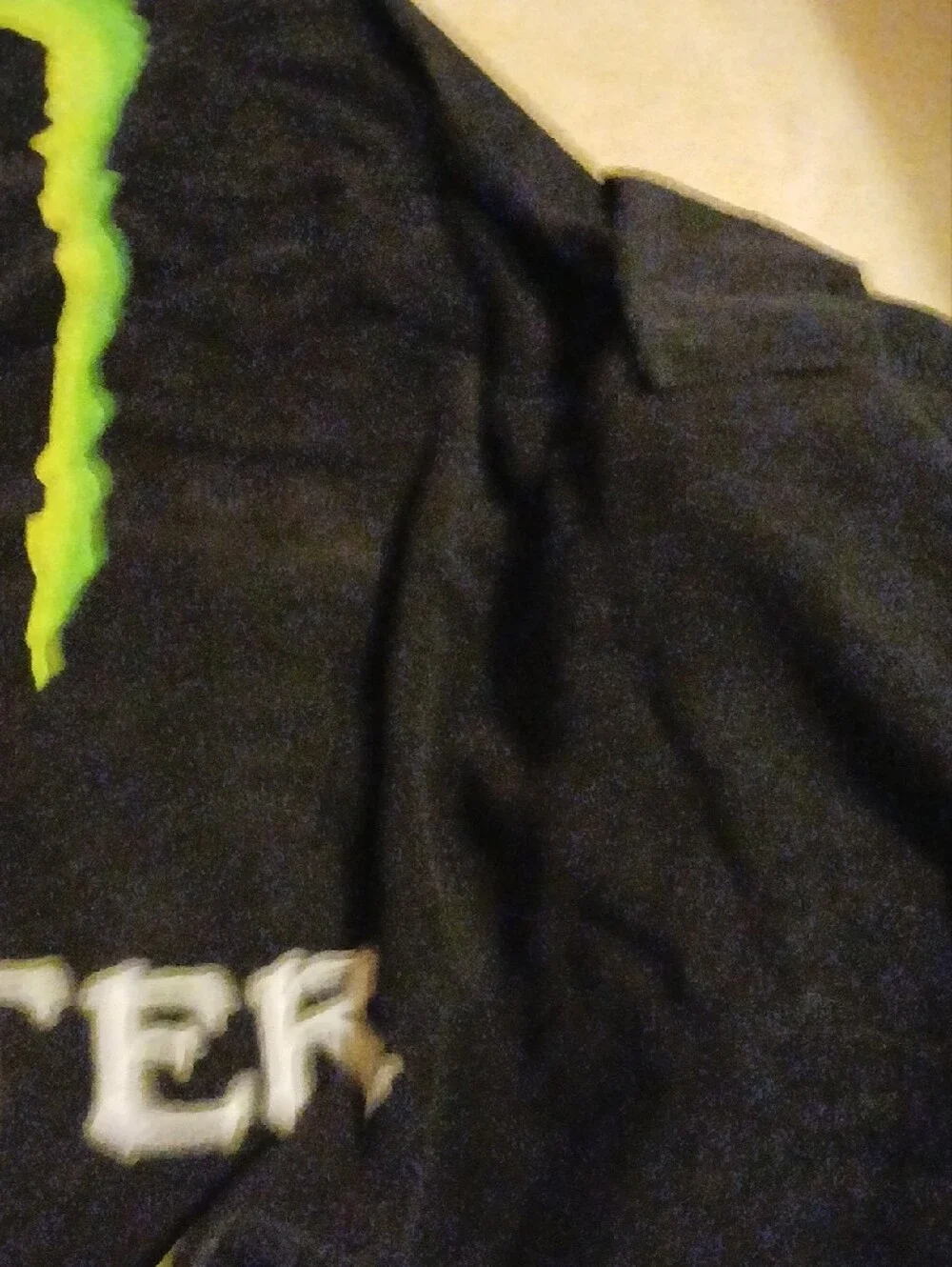 Black Beach Towel with Neon Green Logo